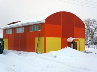 ТРЦ "Радуга" из сэндвич панелей