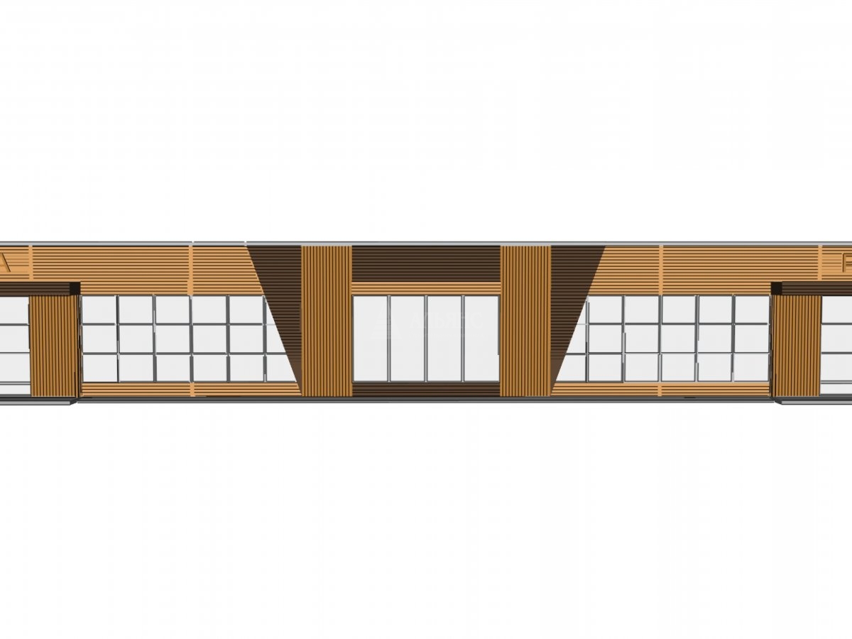 3D визуализация Придорожное кафе из сэндвич-панелей - фото 11